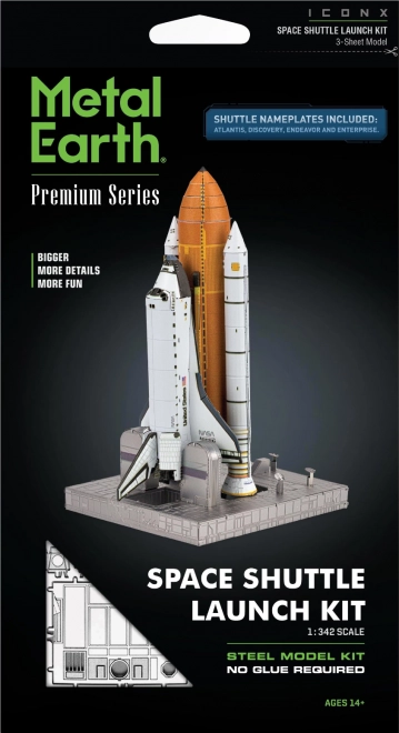 Kit di lancio navetta spaziale 3D di Metal Earth