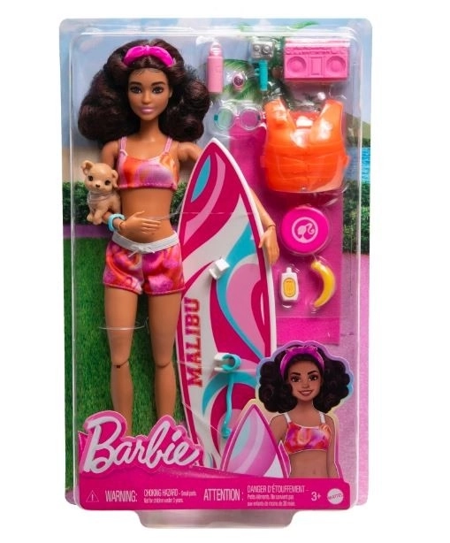 Barbie bambola con tavola da surf