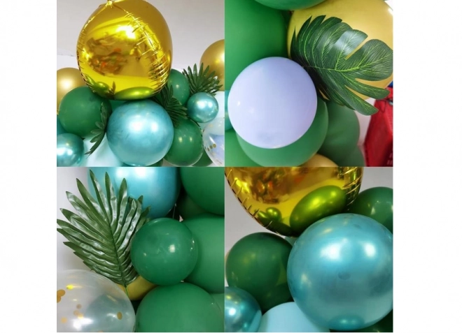 Ghirlanda di palloncini grandi - verde