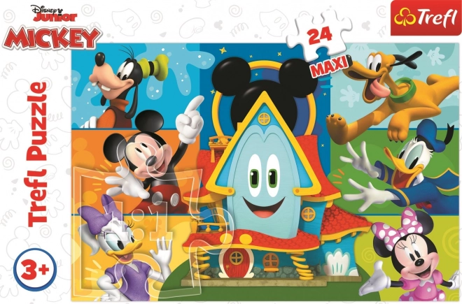 Puzzle Maxi Mickey Mouse Clubhouse - Mickey e amici