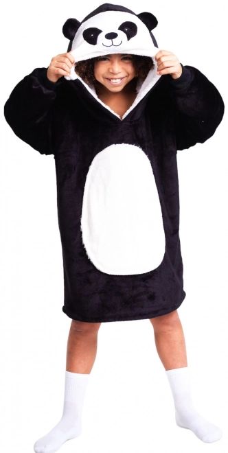 Felpa con Cappuccio Riscaldante per Bambini Panda Cozy Noxxiez