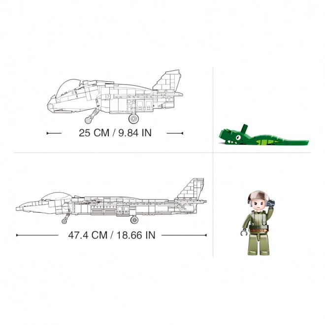 Aereo da Caccia Chengdu J-20 - Sluban Model Bricks