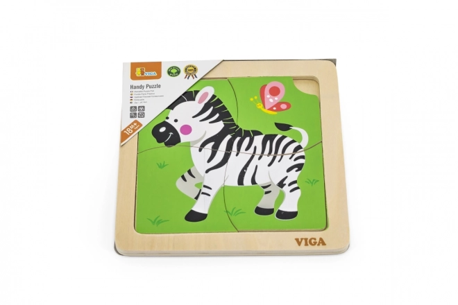 Puzzle in legno zebra