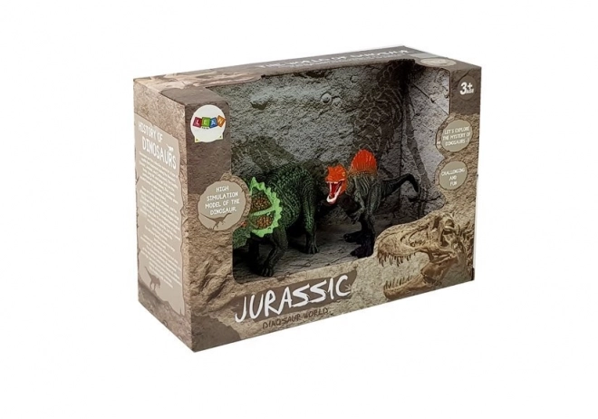 Set di Figure Dinosauro Spinosauro e Triceratopo