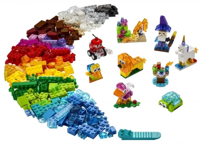 Lego Classic Blocchi Creativi Trasparenti