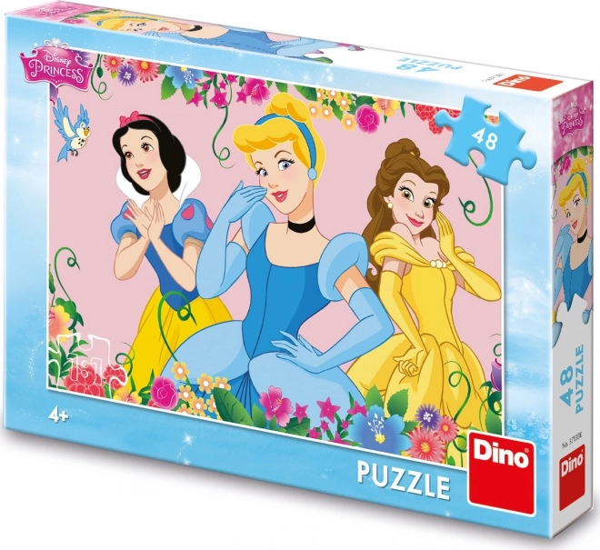 Puzzle Principesse Disney Fiorite 48 Pezzi