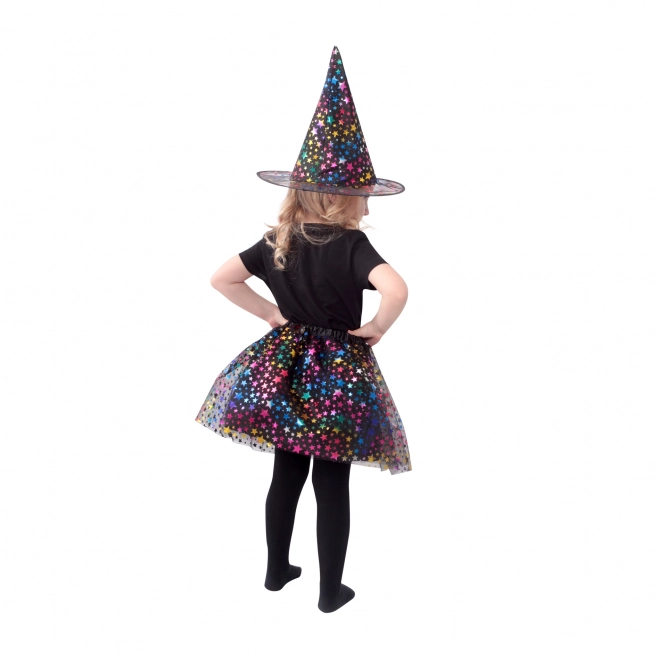 Costume da Strega Bambina con Gonna Tutu e Cappello