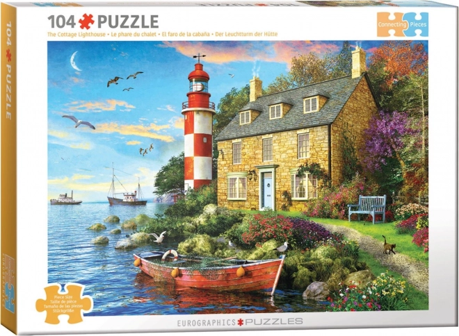 Puzzle Casetta al Faro 104 pezzi