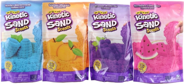 Sabbia cinetica con profumi di frutta