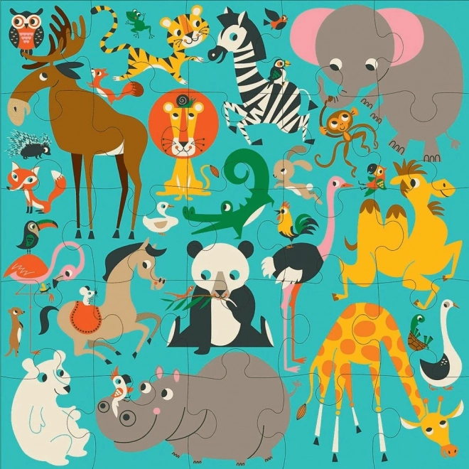 Puzzle Jumbo Animali del Mondo