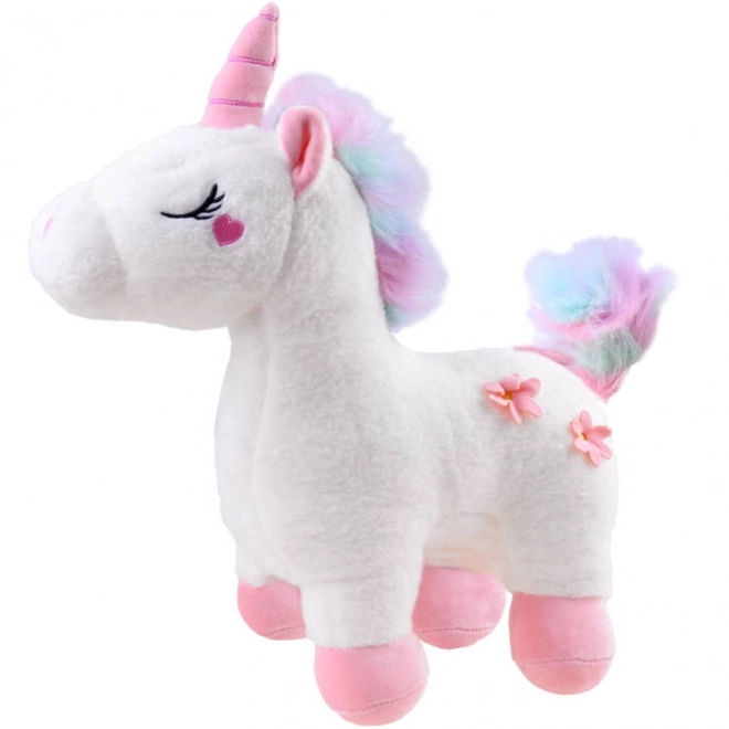 Unicorno di peluche magico – bílá