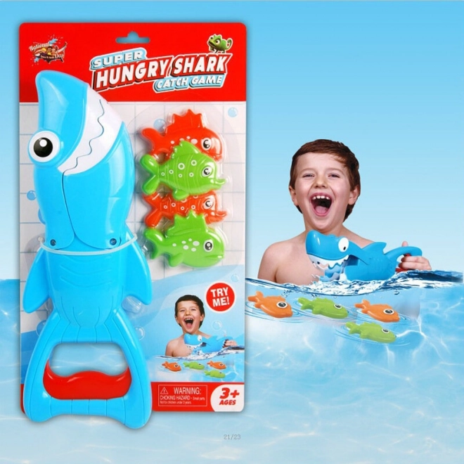 Set da bagno squalo cacciatore di pesciolini