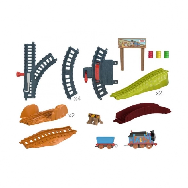 Fisher-Price Thomas e gli Amici Set di Treno con Locomotiva motorizzata Pietro