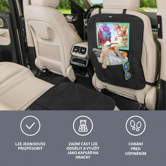 Protezione sedile auto con tasca per tablet