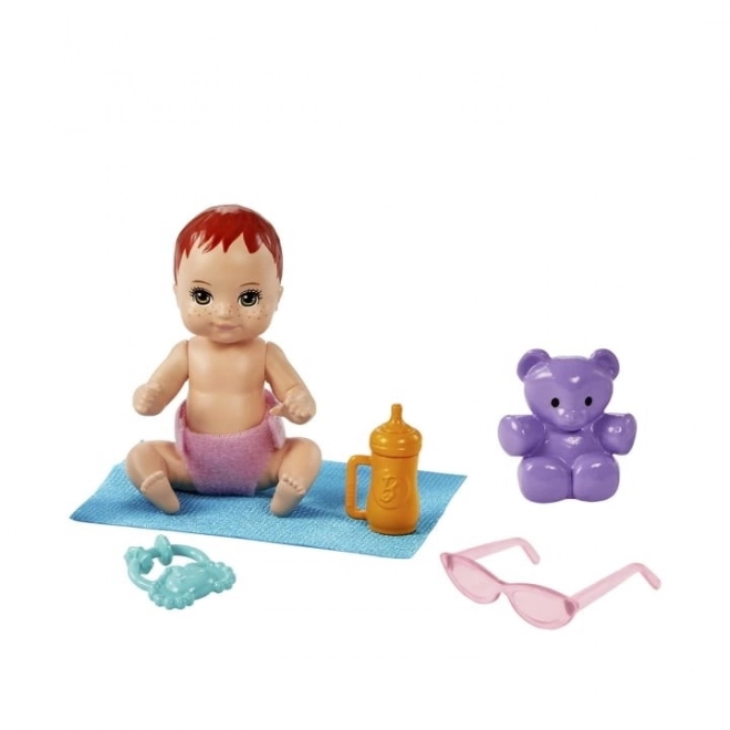 Bambola Barbie Babysitter Skipper Carrozzina + set per neonati