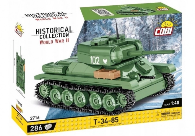 Cobi T-34-85 II Guerra Mondiale 1:48