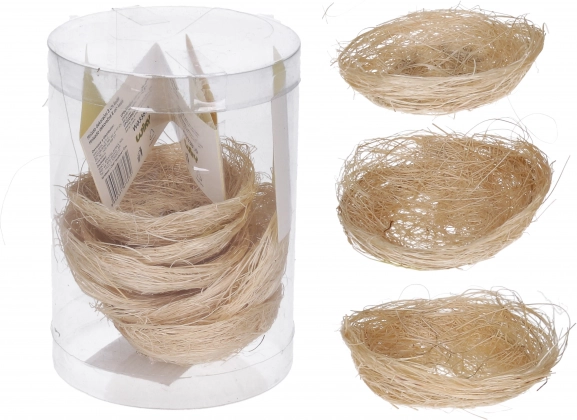 Nido decorativo 8 cm – naturale