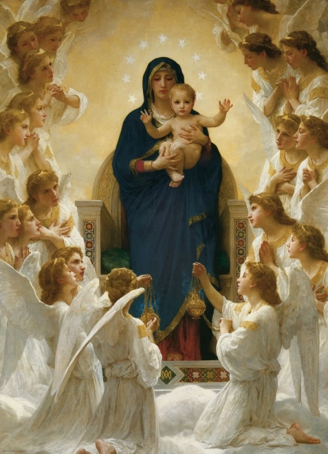 Puzzle EUROGRAPHICS Madonna con angeli 1000 pezzi