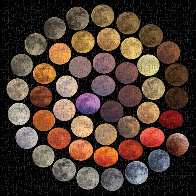 Puzzle colori della luna 500 pezzi