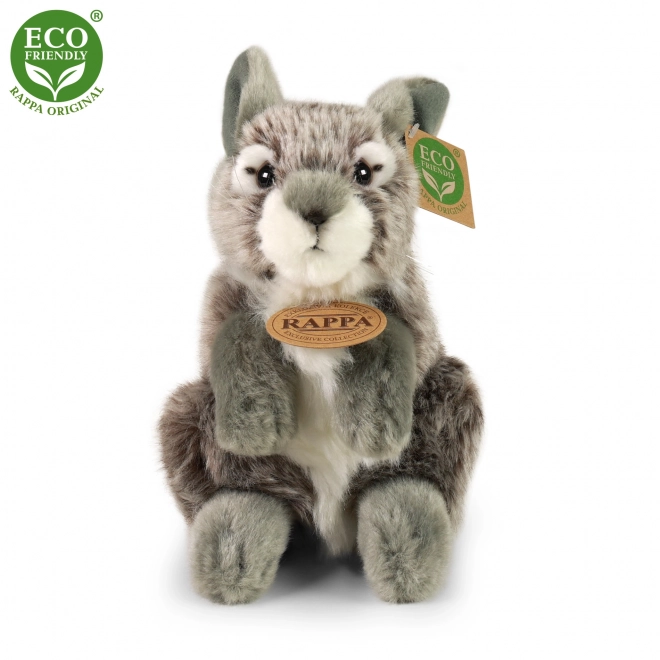 Coniglio di peluche grigio seduto 20 cm Eco-Friendly