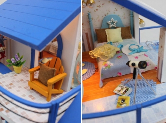 Miniatura Casa La leggenda del mare blu