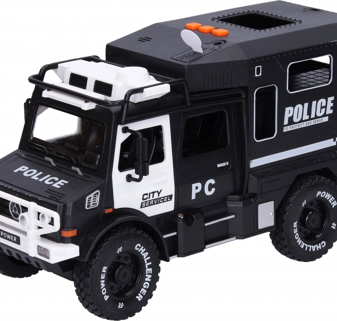 Auto della polizia con effetti sonori e luminosi 23 cm