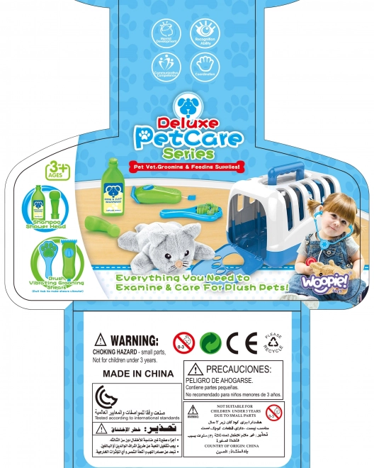 Set veterinario portatile con cagnolino Woopie