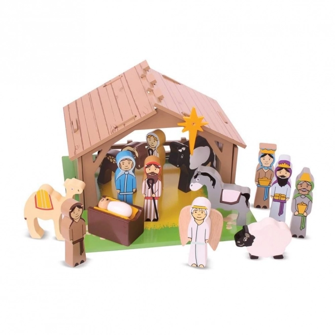 Presepe in legno per bambini Bigjigs