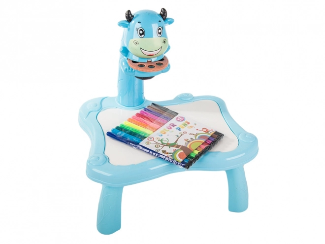 Tavolo da disegno educativo con proiettore per bambini