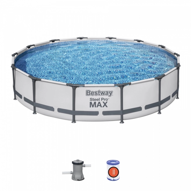 Piscina Steel Pro MAX 427x84 14FT BESTWAY 3in1 + pompa + filtro II