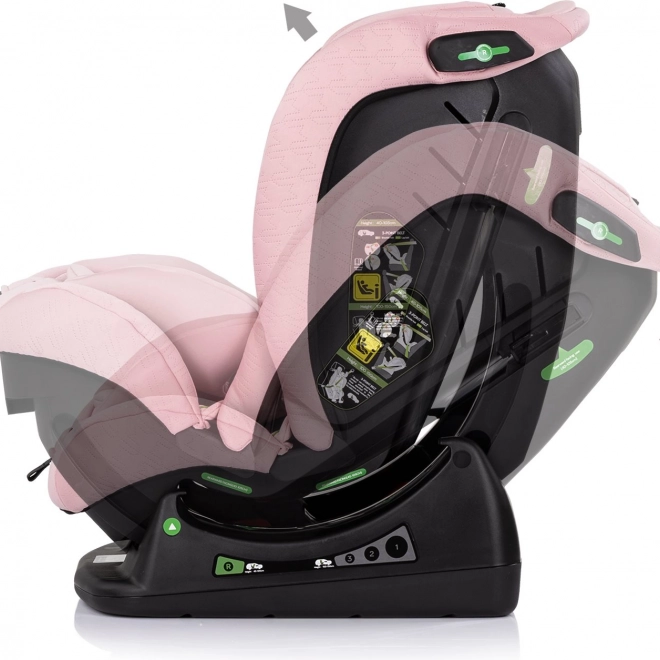 Seggiolino Auto Chipolino Aviato i-Size 40-150cm Rosa Marshmallow
