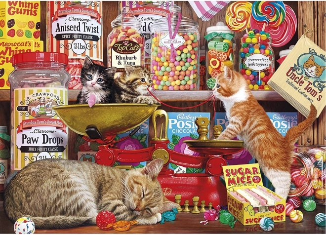 Puzzle delizie di Gatti ribelli 1000 pezzi di GIBSONS