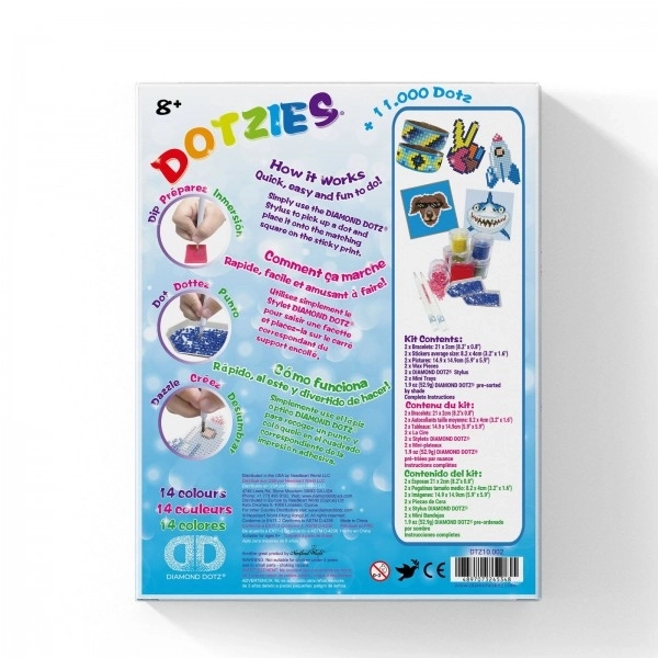 Set creativo Dotzies 6 progetti Diamantato