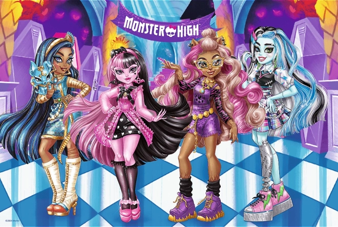 Puzzle 100 Pezzi Amici Mostruosi Monster High