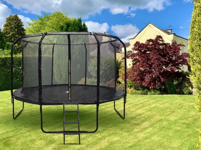 Trampolino da giardino SkyFlyer con scaletta 12FT 366cm