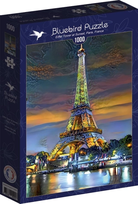 Puzzle Bluebird Torre Eiffel al tramonto, Parigi