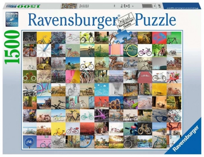 Puzzle Ravensburger 99 Biciclette e Altre 1500 Pezzi