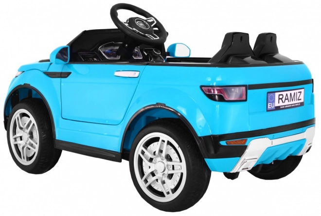 Mini auto elettrico sportivo Rapid Racer blu