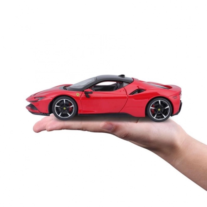 Bburago Ferrari SF90 Stradale in scala 1:24 Rosso