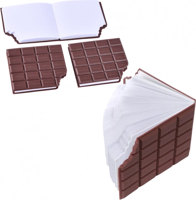 Taccuino Cioccolato Senza Rigature Profumato Marrone