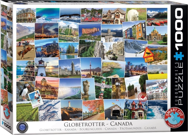 Puzzle Viaggiatori del Mondo - Canada 1000 Pezzi