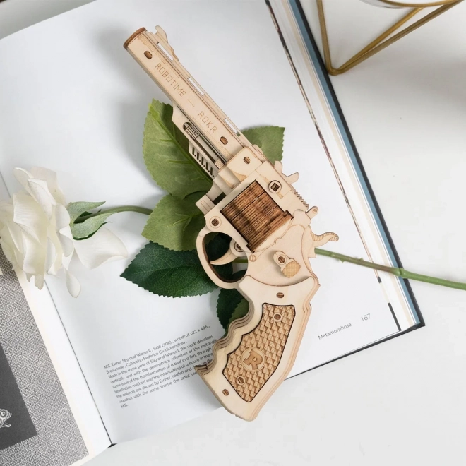 Puzzle 3D in legno Revolver Corsac M60