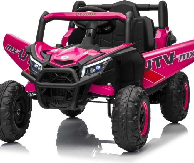 Auto elettrico per bambini Buggy Madman UTV-MX rosa