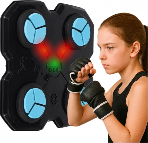 Bersaglio da boxe da parete con LED, Bluetooth e USB‑C