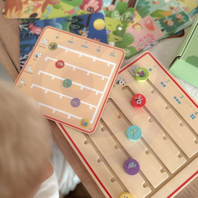 Tooky Toy gioco in legno Imparare a contare gli animali