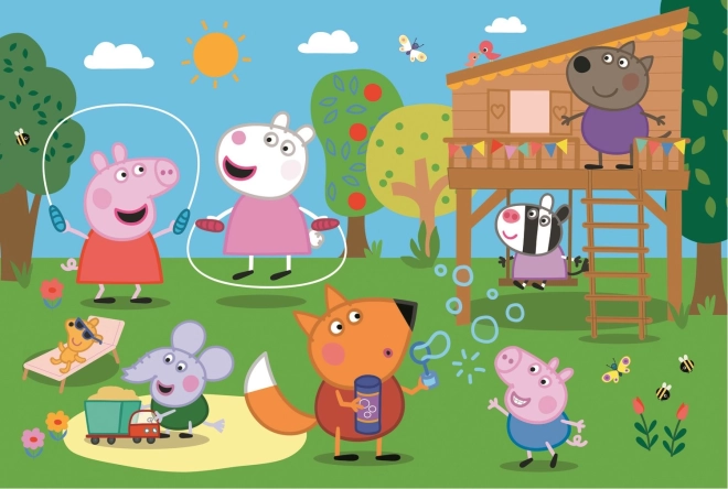 Puzzle Peppa Pig: Divertimento sull'erba Maxi 24 pezzi