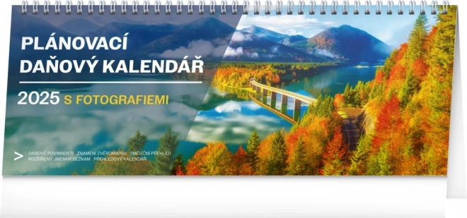 Calendario da tavolo Notique pianificazione fiscale 2025