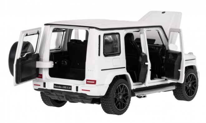 Modellino Mercedes-AMG G 63 RASTAR in bianco 1:32