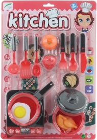 Set di stoviglie in plastica per bambini