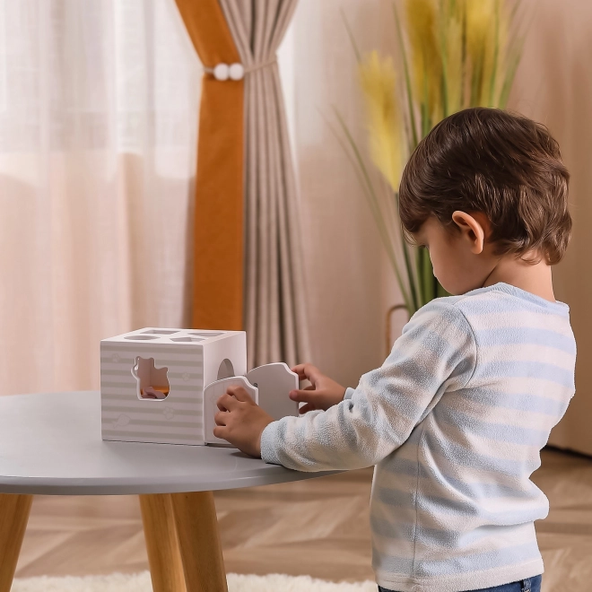 Sorter educativo con blocchi a sonagli PolarB Montessori
